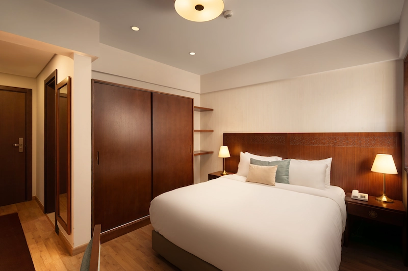 Family suite living space at Iconia Zamalek Residences